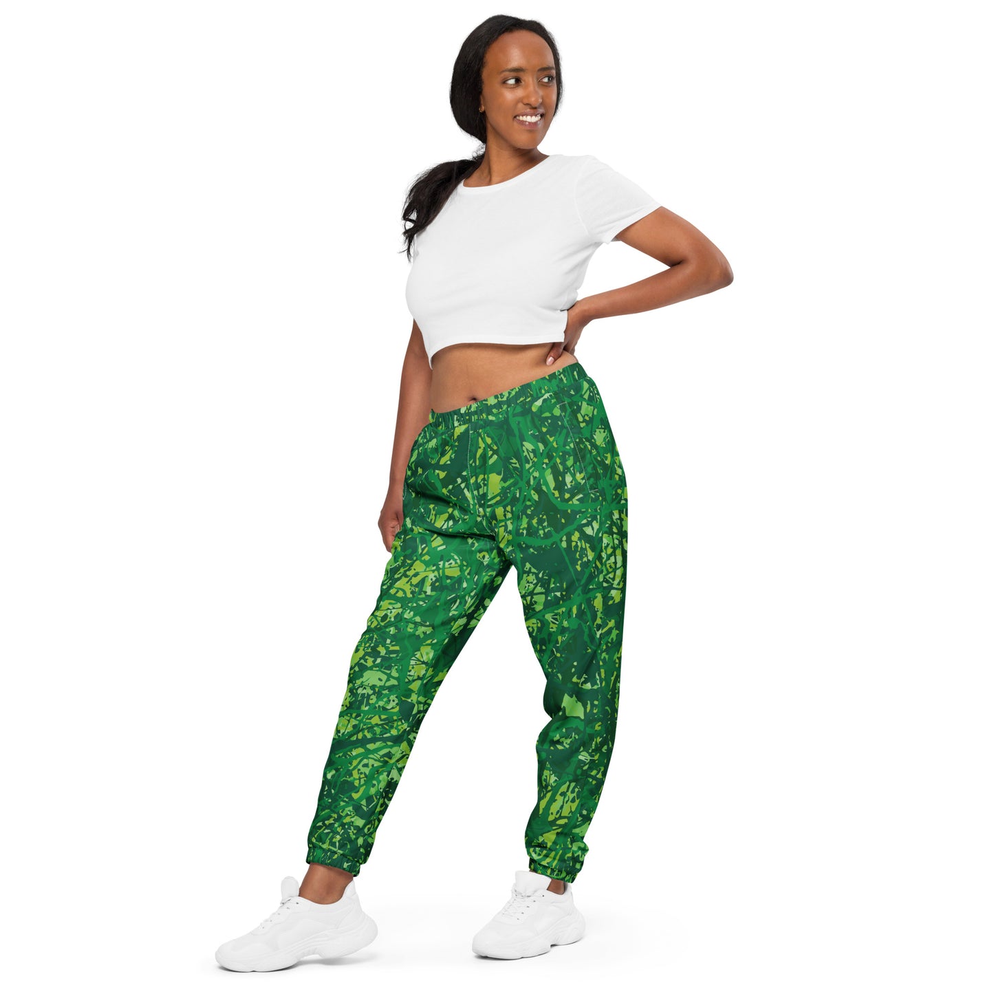 Unisex Track Pants Green10 Plex