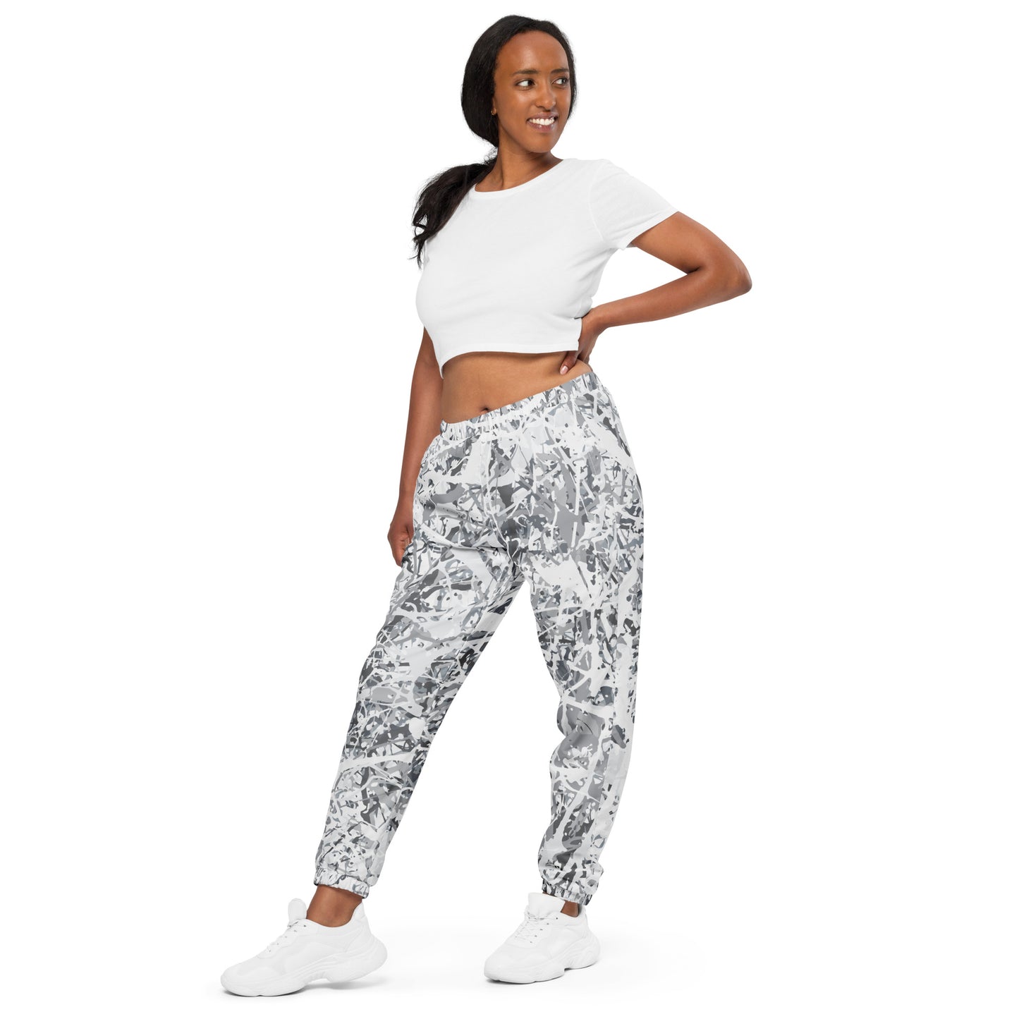 Unisex Track Pants White10 Plex