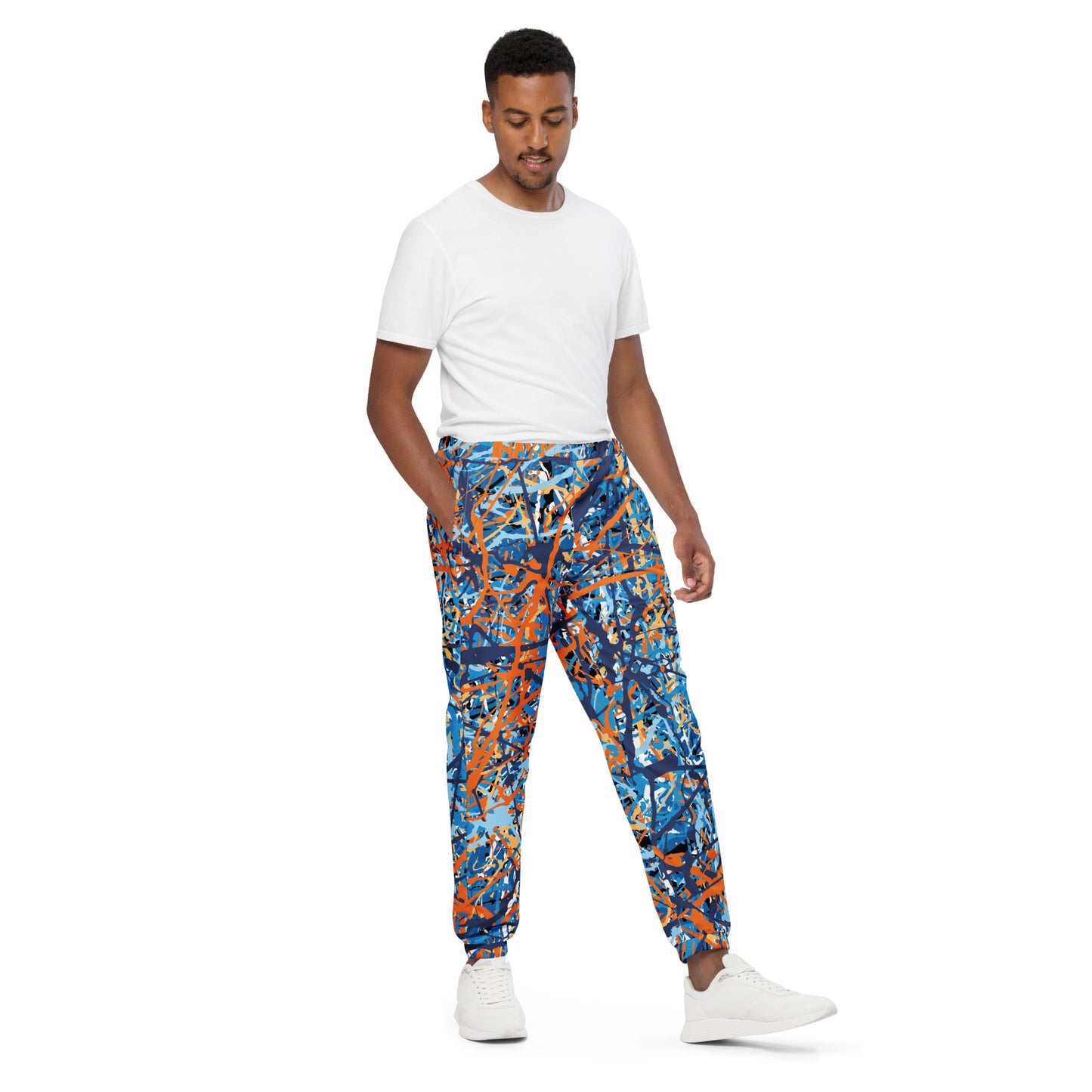 Unisex Track Pants BlueOrange8 Plex