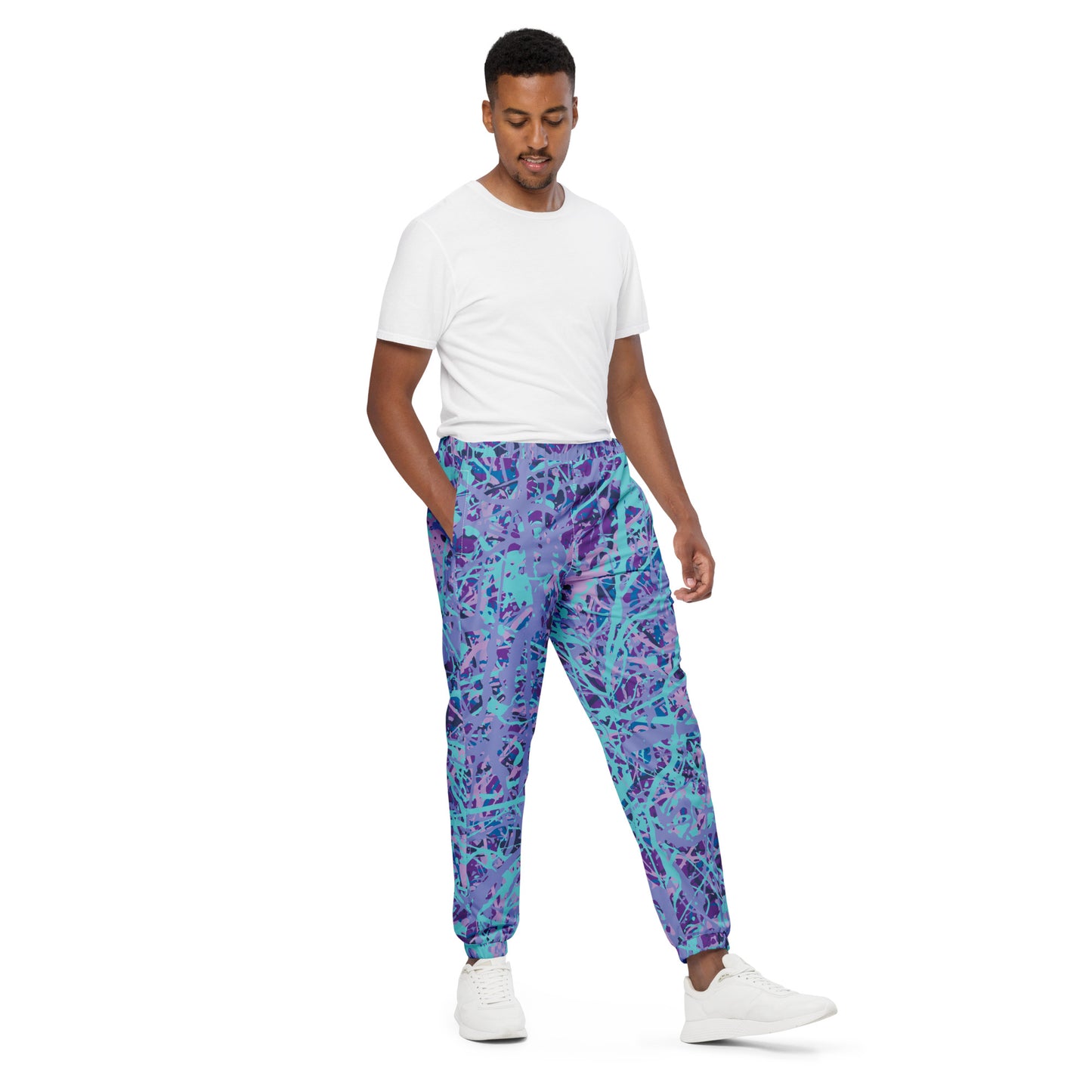 Unisex Track Pants IcePurple8 Plex