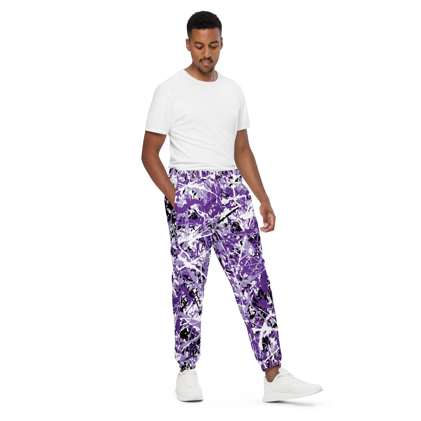 Unisex Track Pants Purple5 Plex