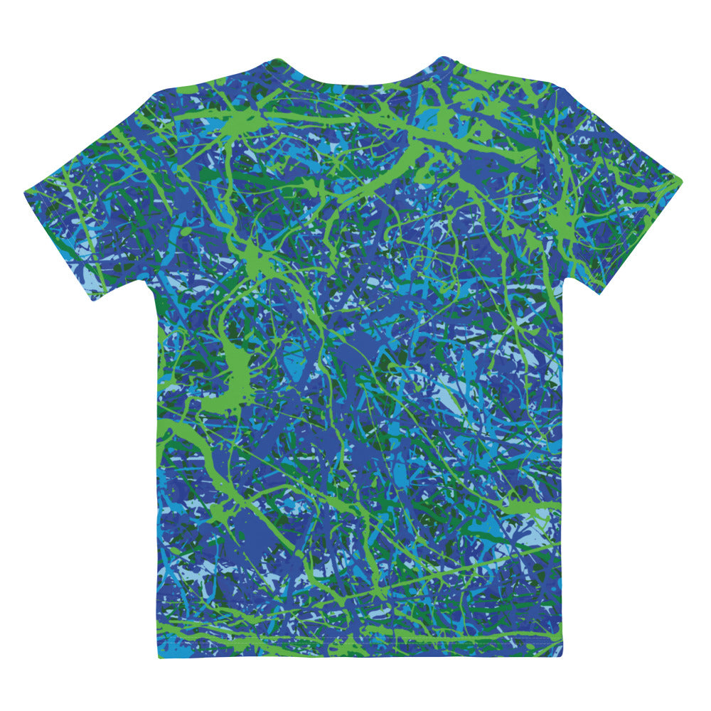 Women's T-Shirt BlueGreen8 Plex