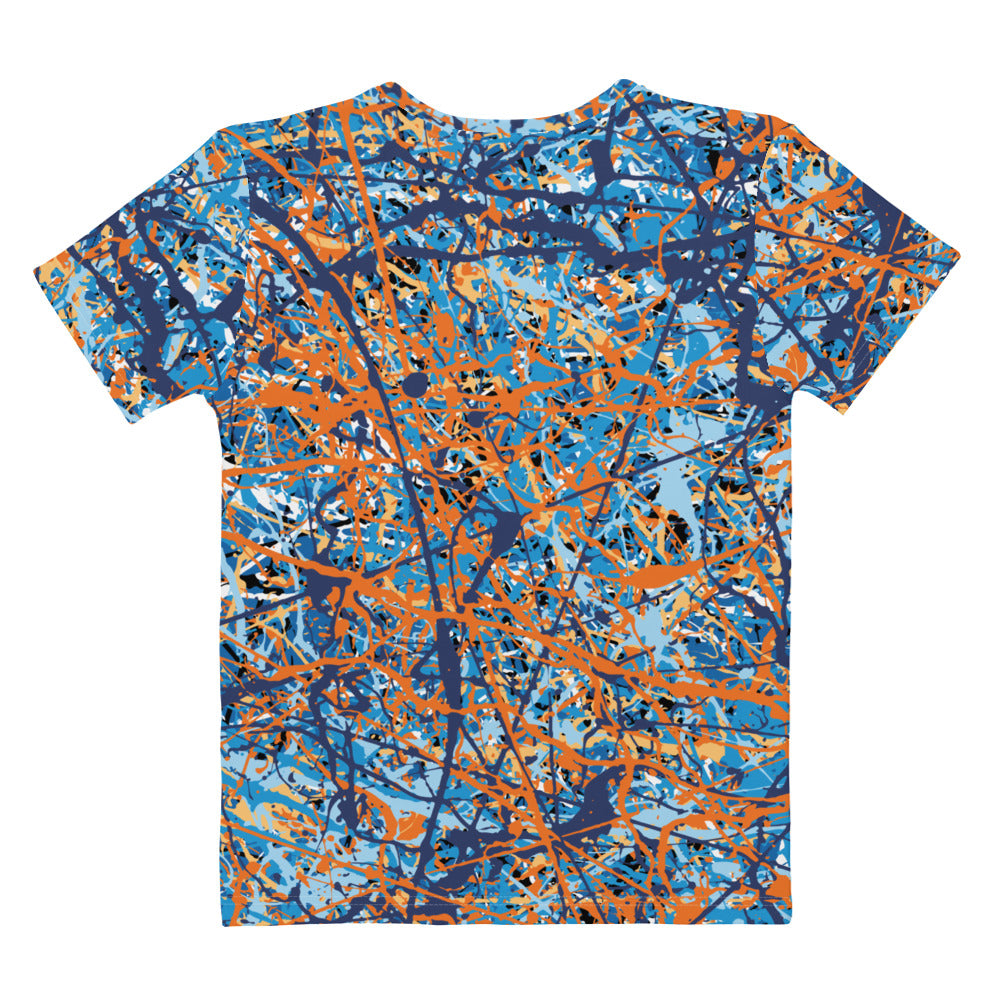 Women's T-Shirt BlueOrange8 Plex