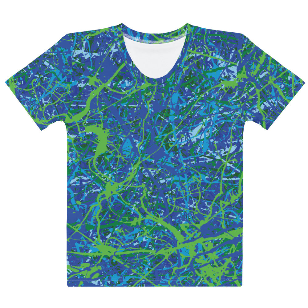 Women's T-Shirt BlueGreen8 Plex