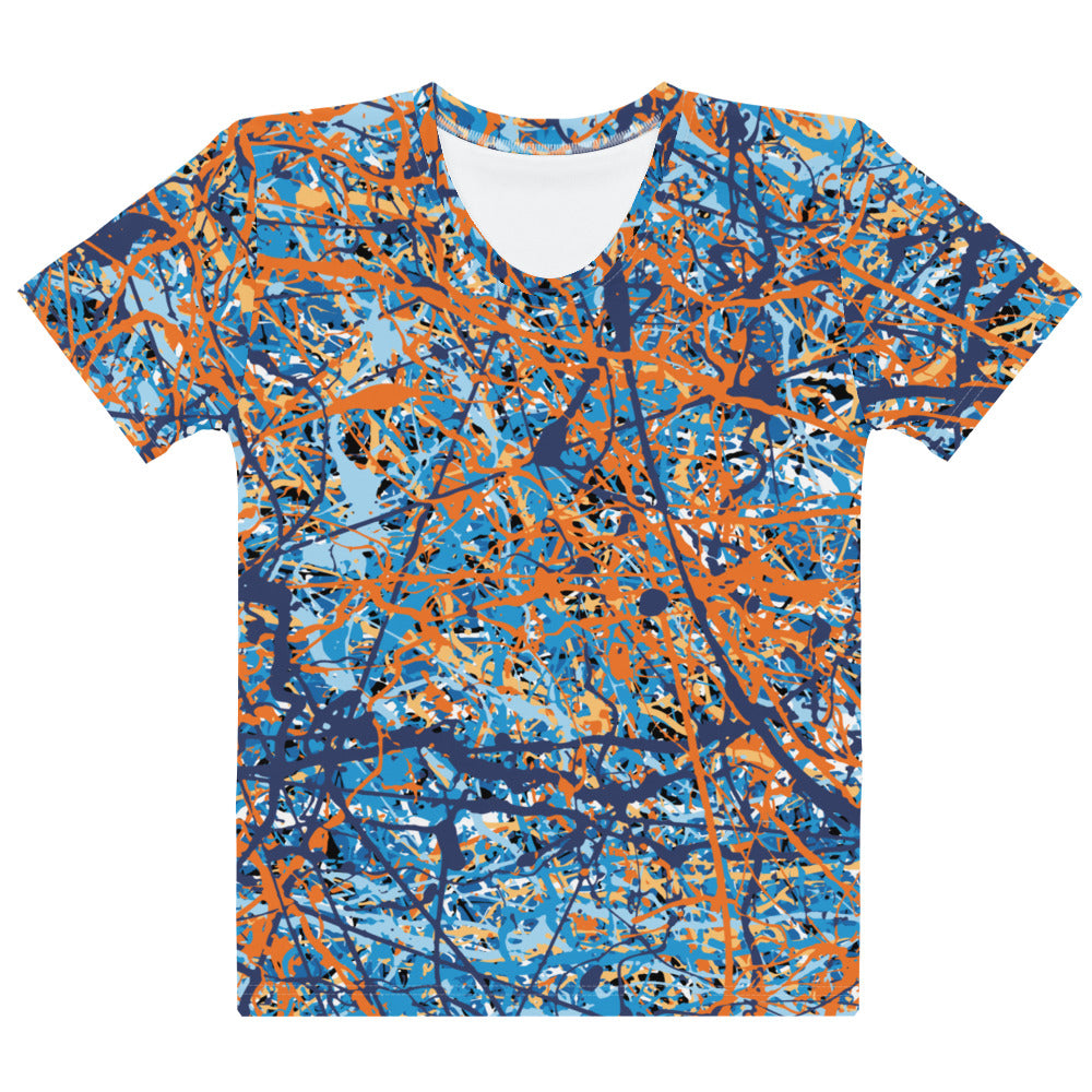 Women's T-Shirt BlueOrange8 Plex