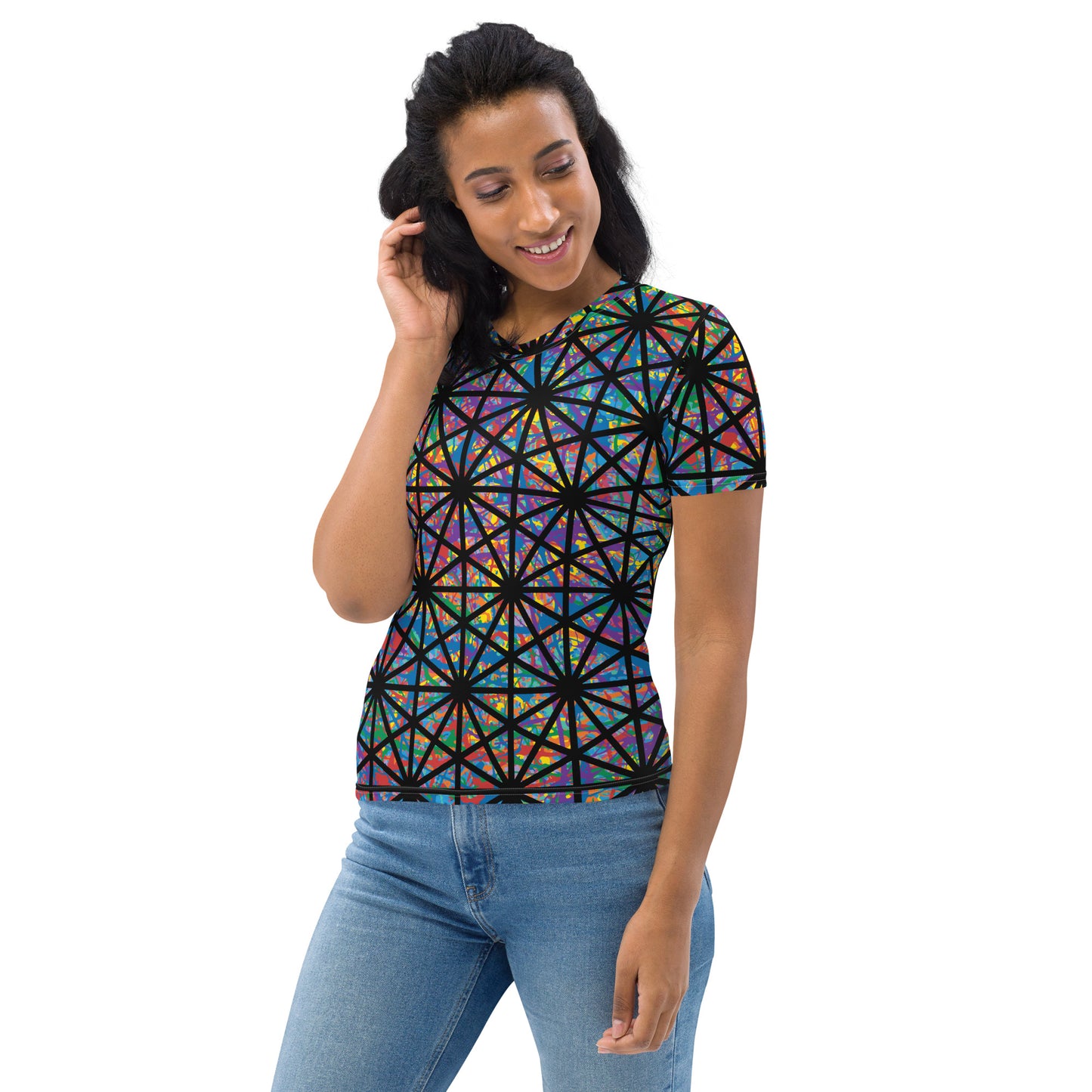 Women's T-Shirt Plex 7-10 Krisrhombille-O