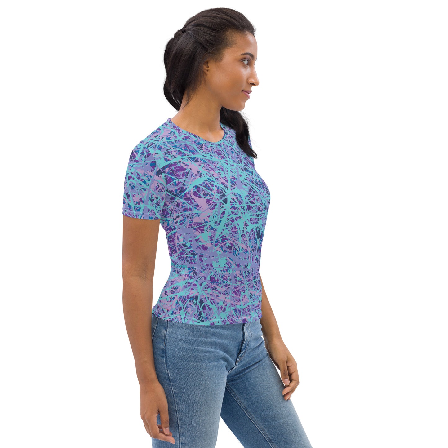 Women's T-Shirt IcePurple8 Plex