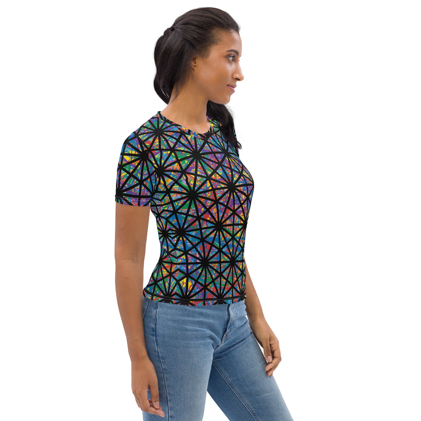Women's T-Shirt Plex 7-10 Krisrhombille-O