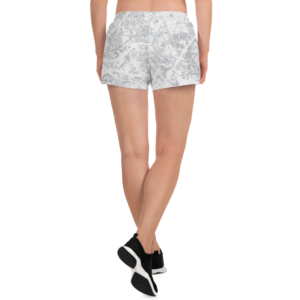 Women's Athletic Shorts Light White10 Plex