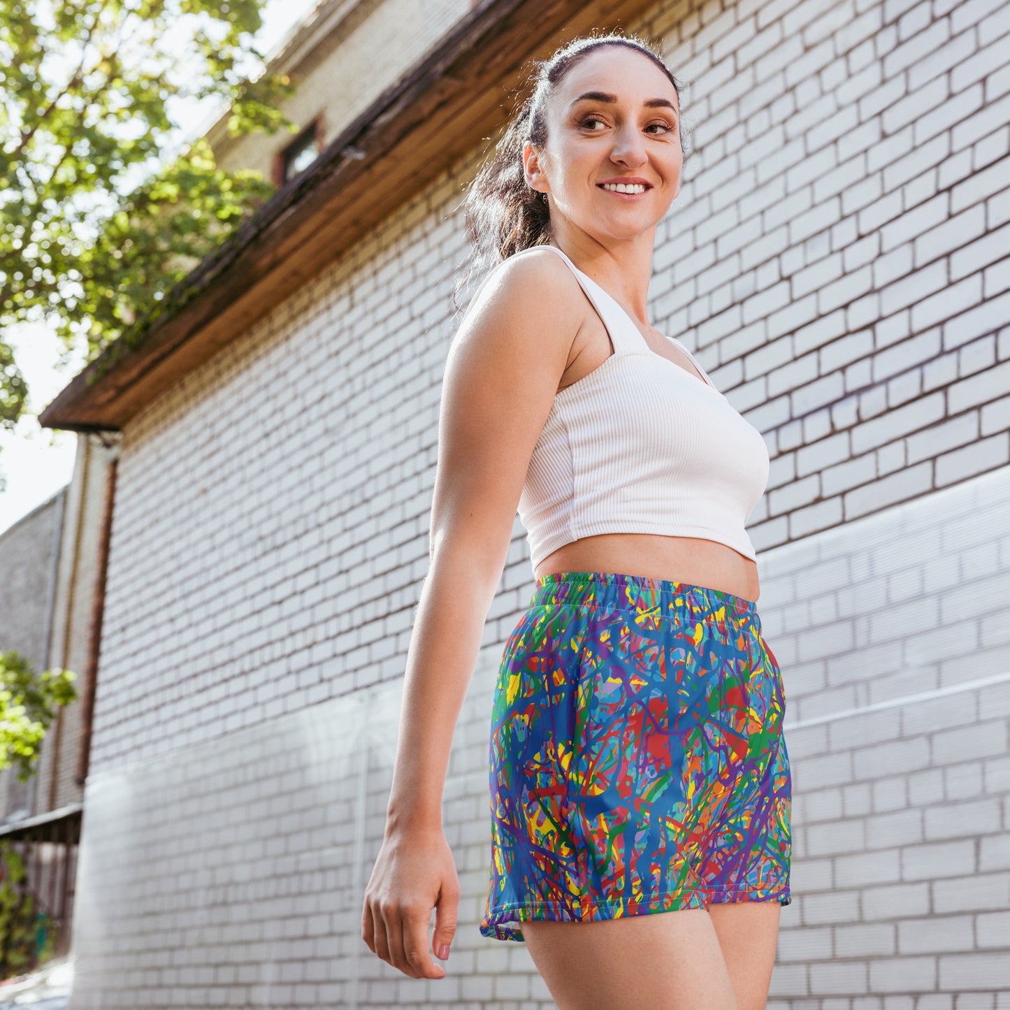Women's Athletic Shorts Plex7-10