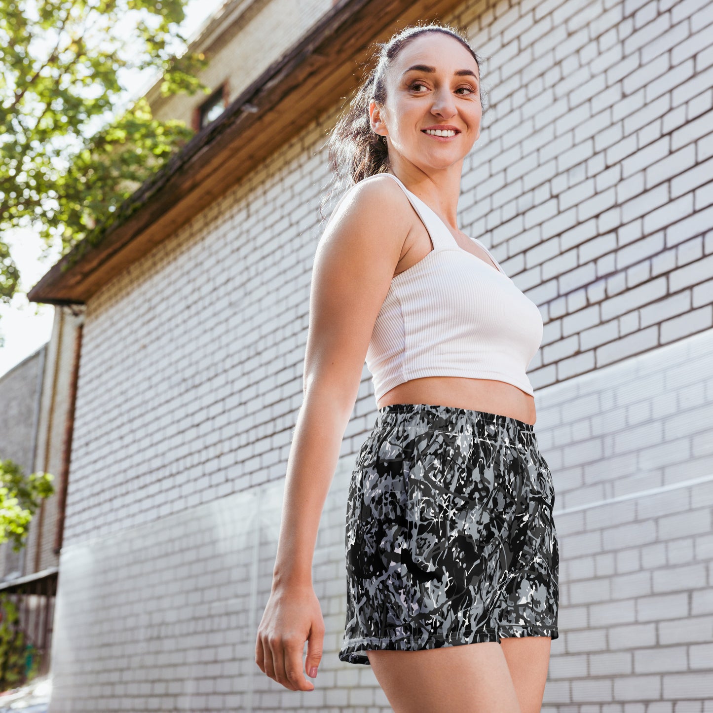 Women's Athletic Shorts Steel10 Plex
