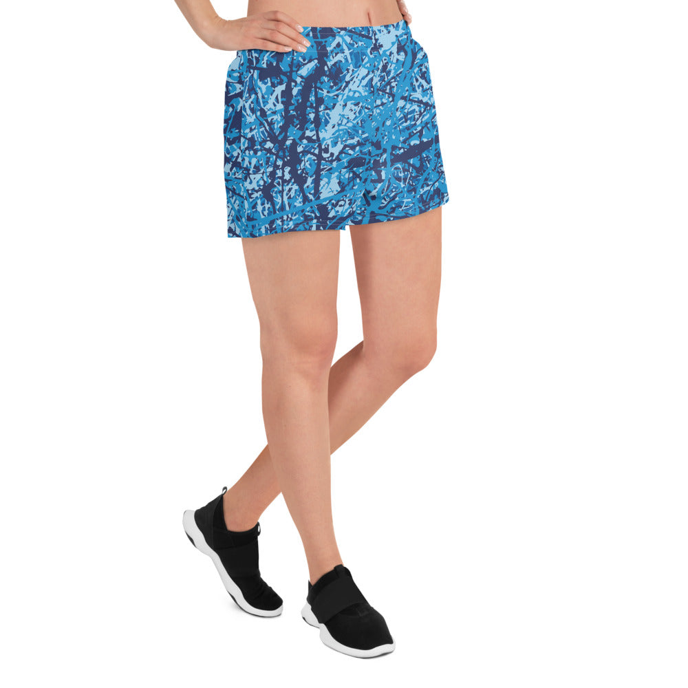 Women's Athletic Shorts Blue10 Plex