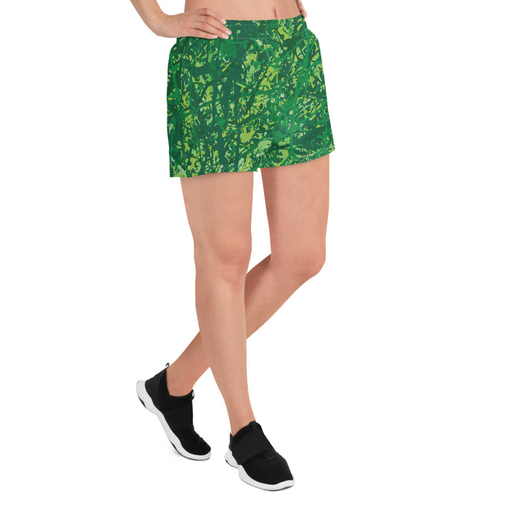 Women's Athletic Shorts Green10 Plex
