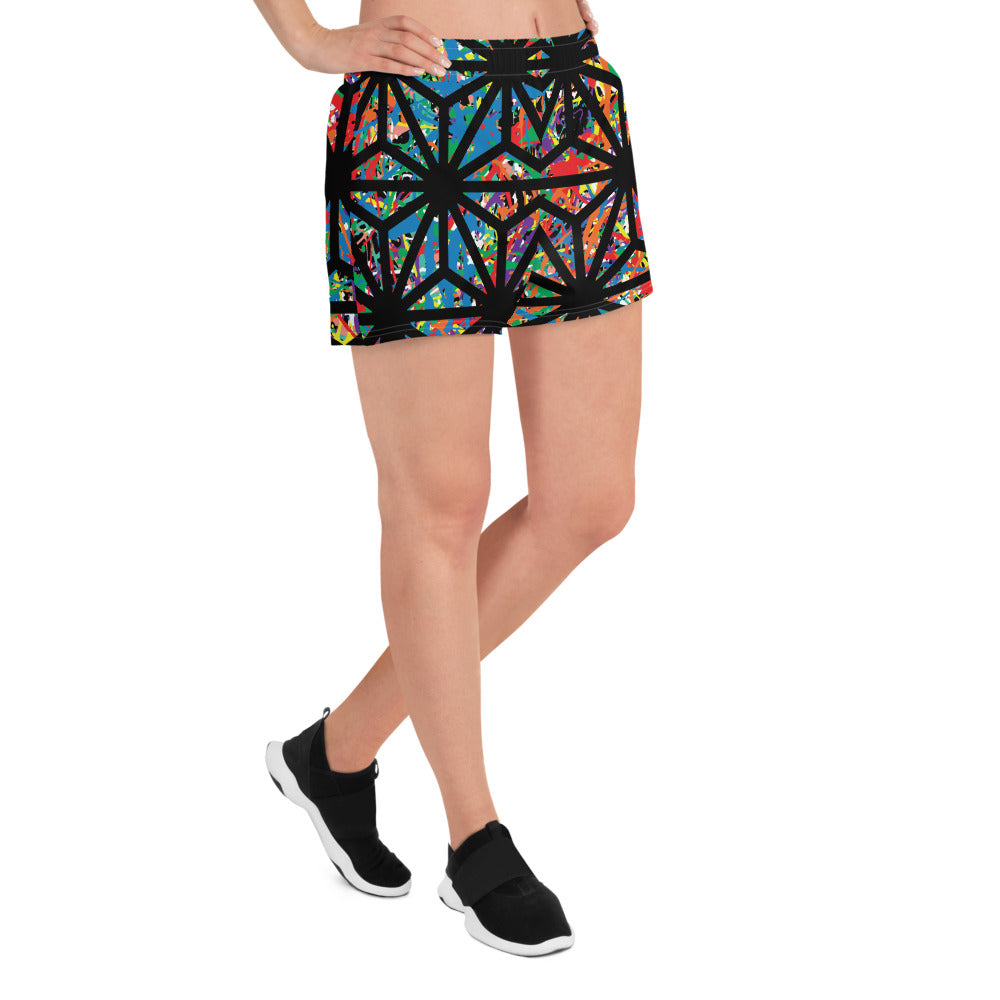 Women's Athletic Shorts Plex1-10 Triakis-O