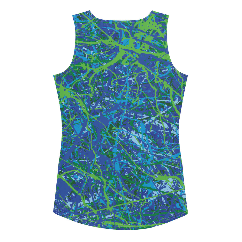 Women's Tank Top BlueGreen8 Plex