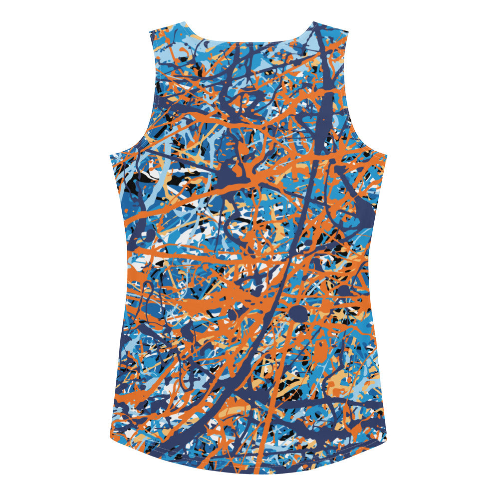 Women's Tank Top BlueOrange8 Plex