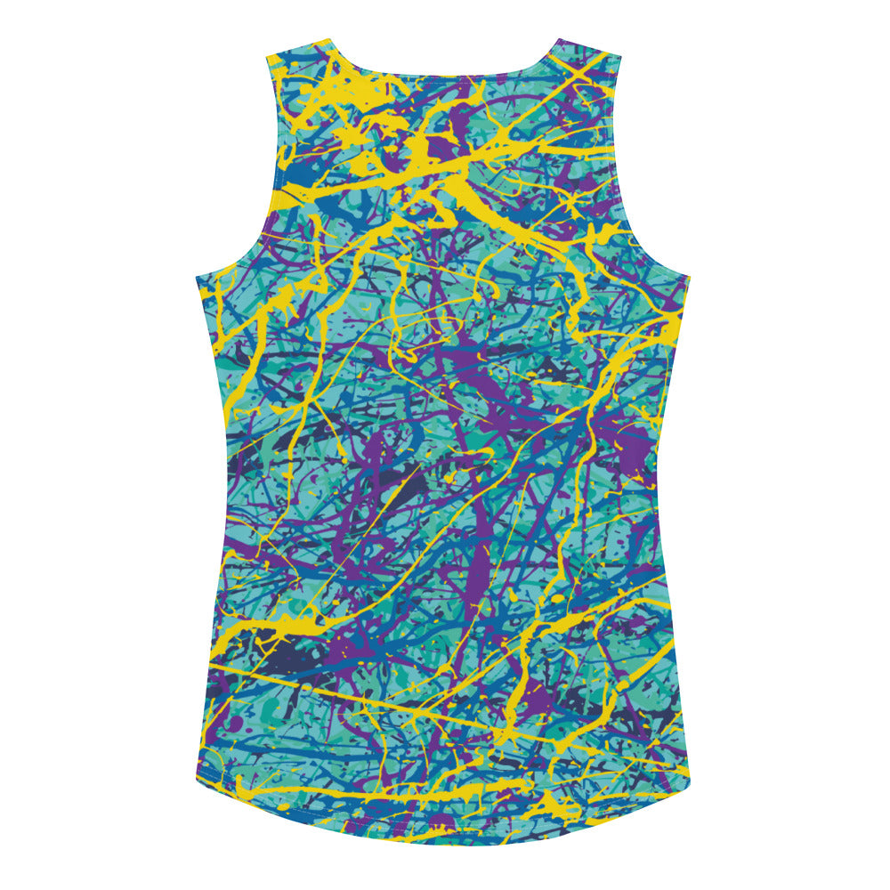 Women's Tank Top BlueYellow7 Plex