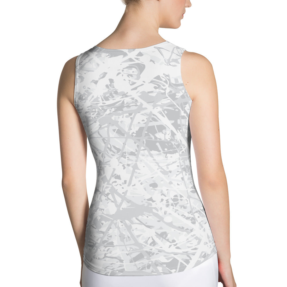 Women's Tank Top Light White10 Plex