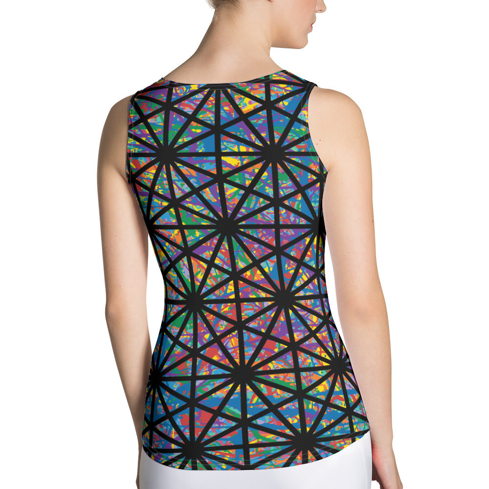 Women's Tank Top Plex 7-10 Krisrhombille-O