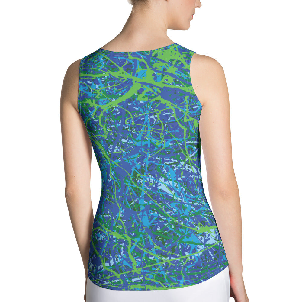 Women's Tank Top BlueGreen8 Plex