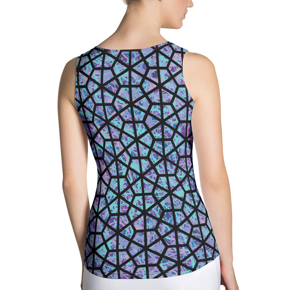 Women's Tank Top IcePurple8 Plex Deltiod TriHex