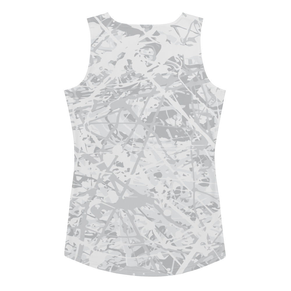 Women's Tank Top Light White10 Plex