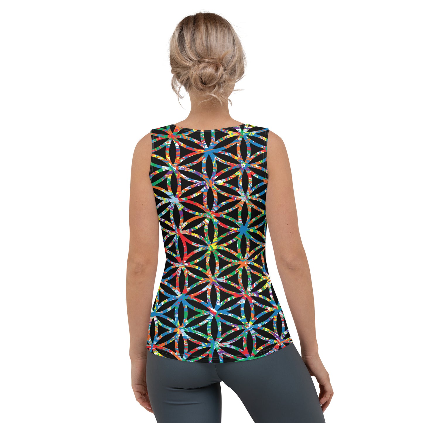 Women's Tank Top Plex1-10 Flower of Life-I