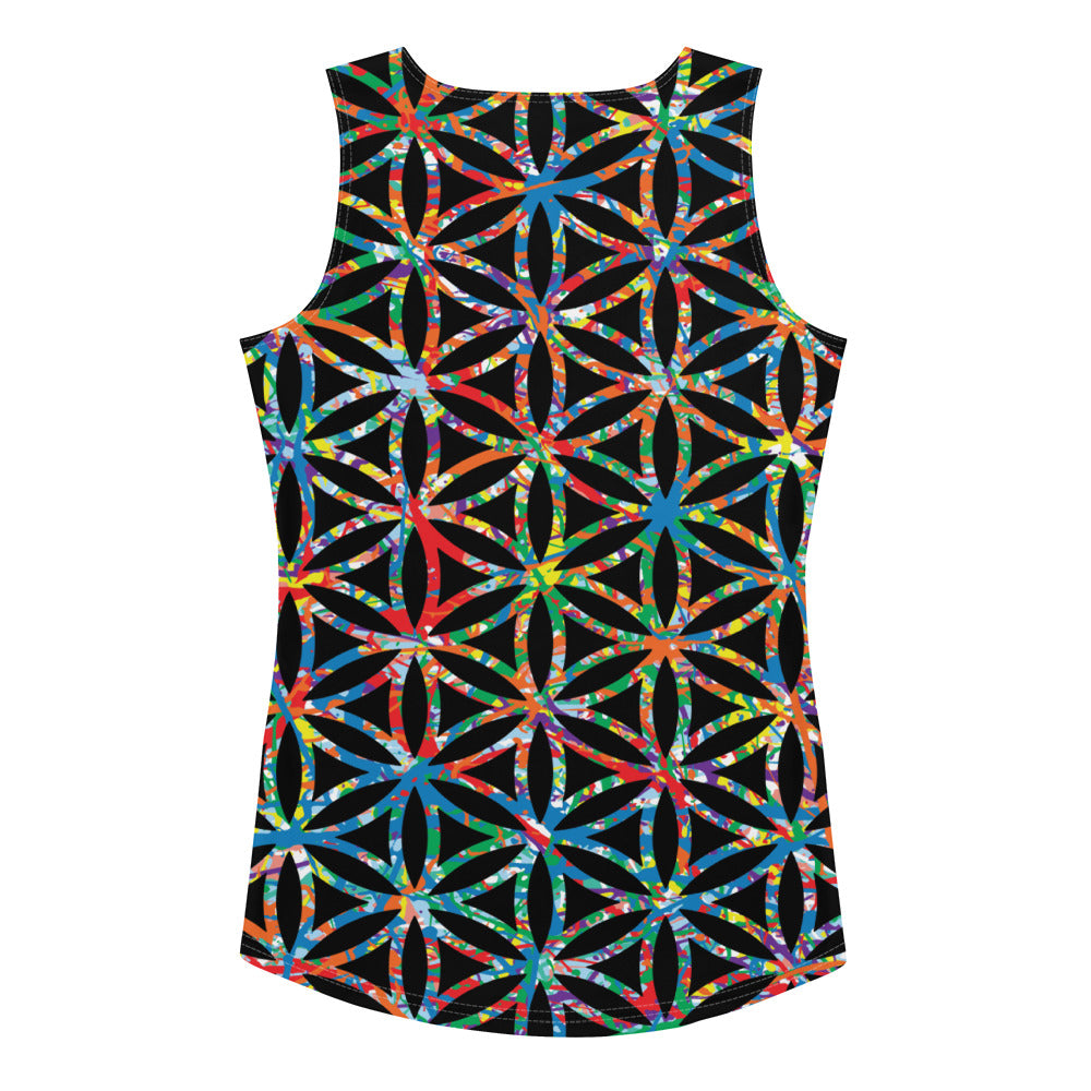 Women's Tank Top Plex1-10 Flower of Life-I