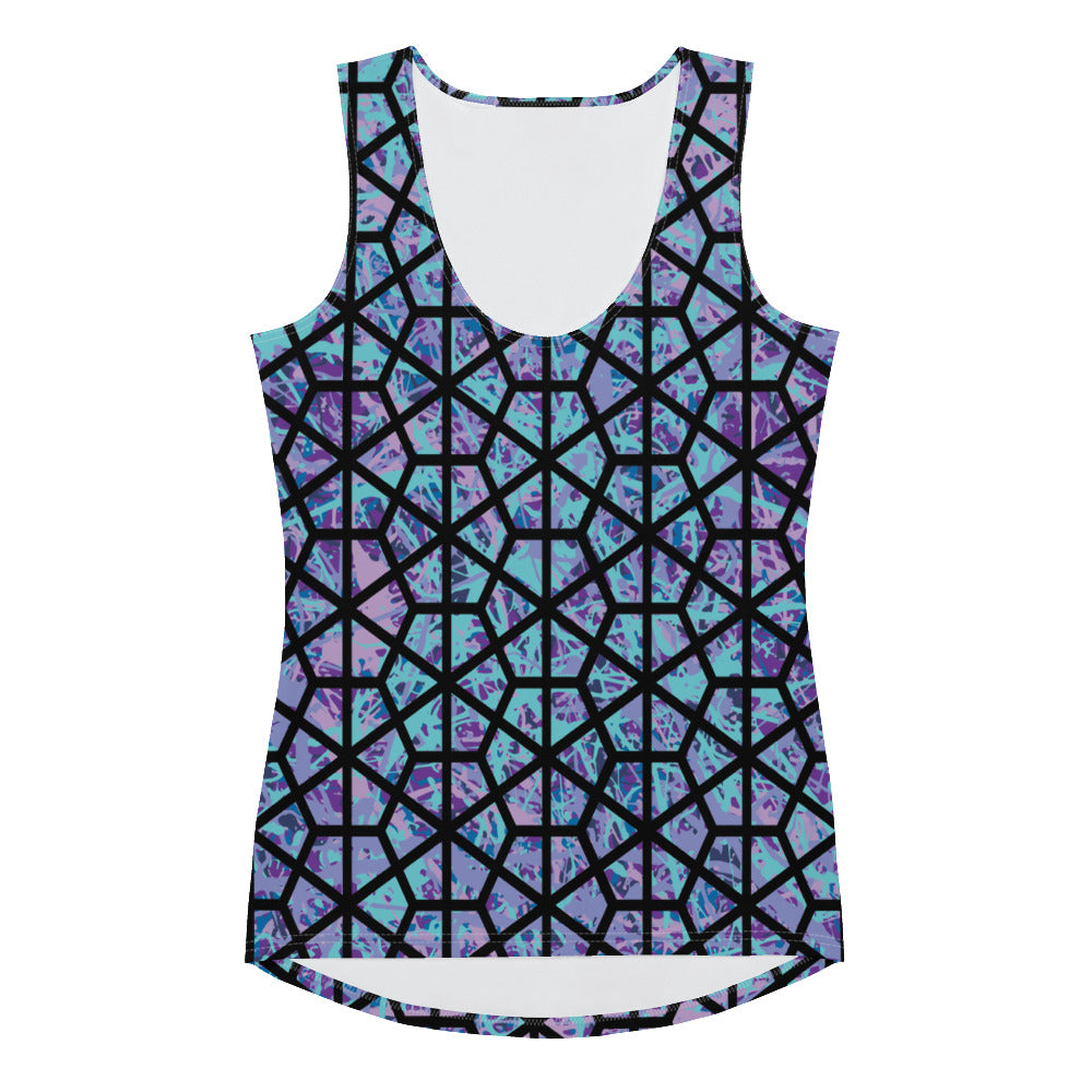 Women's Tank Top IcePurple8 Plex Deltiod TriHex
