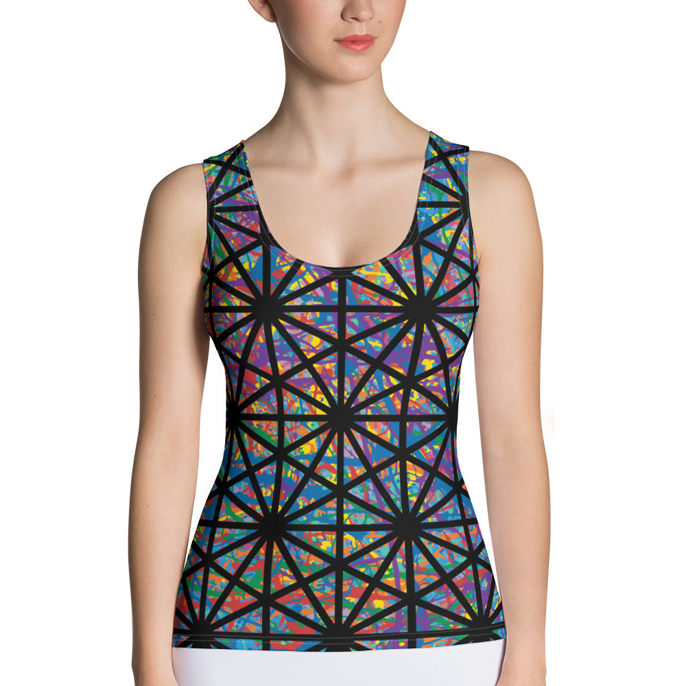 Women's Tank Top Plex 7-10 Krisrhombille-O