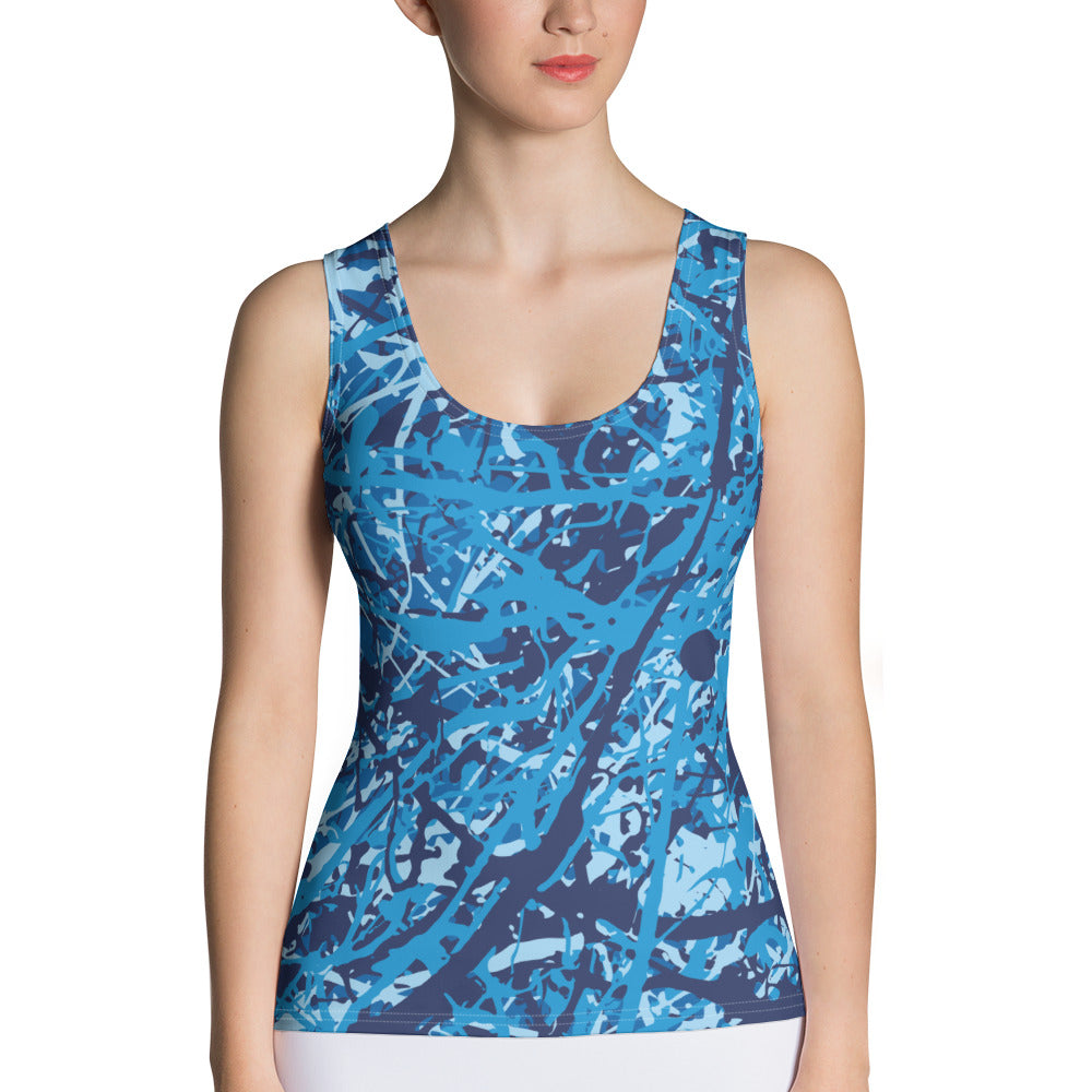 Women's Tank Top Blue10 Plex