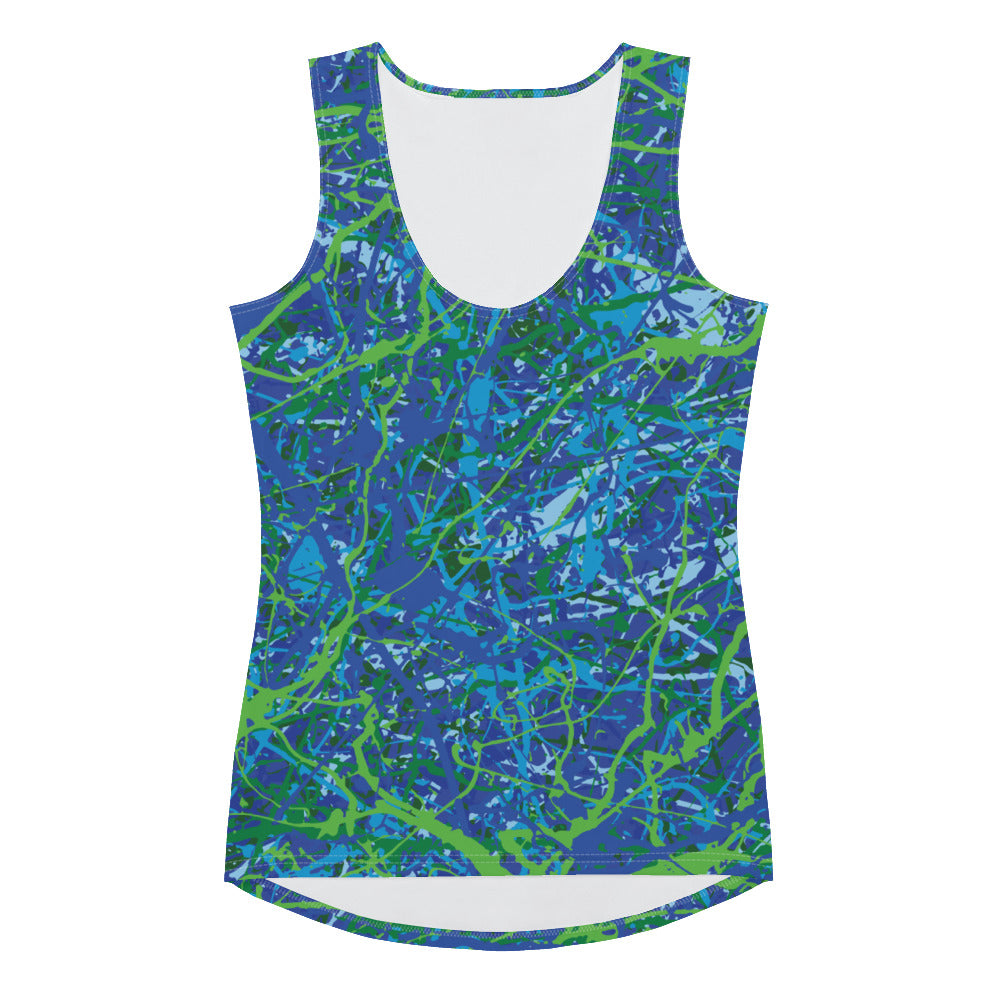 Women's Tank Top BlueGreen8 Plex