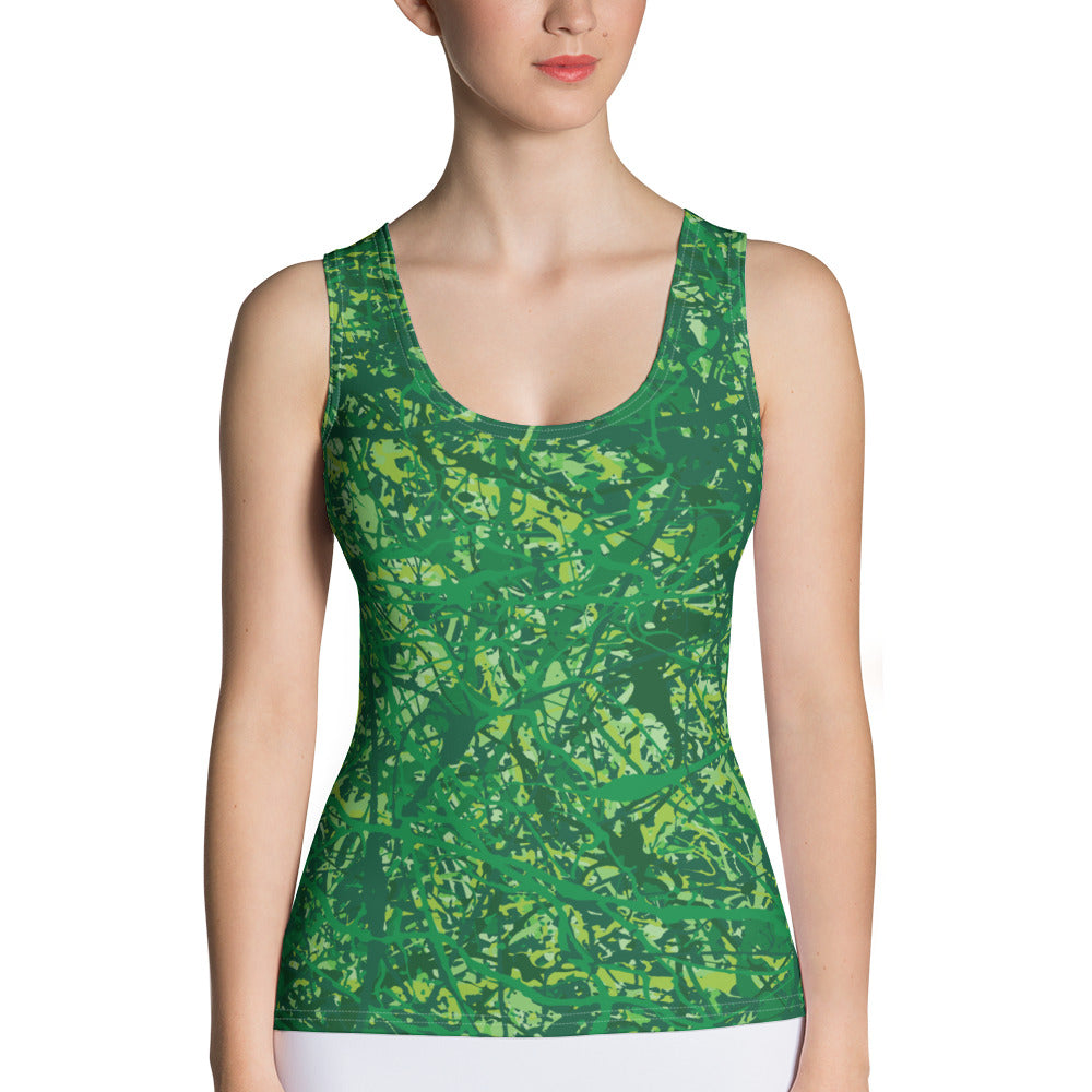 Women's Tank Top Green10 Plex