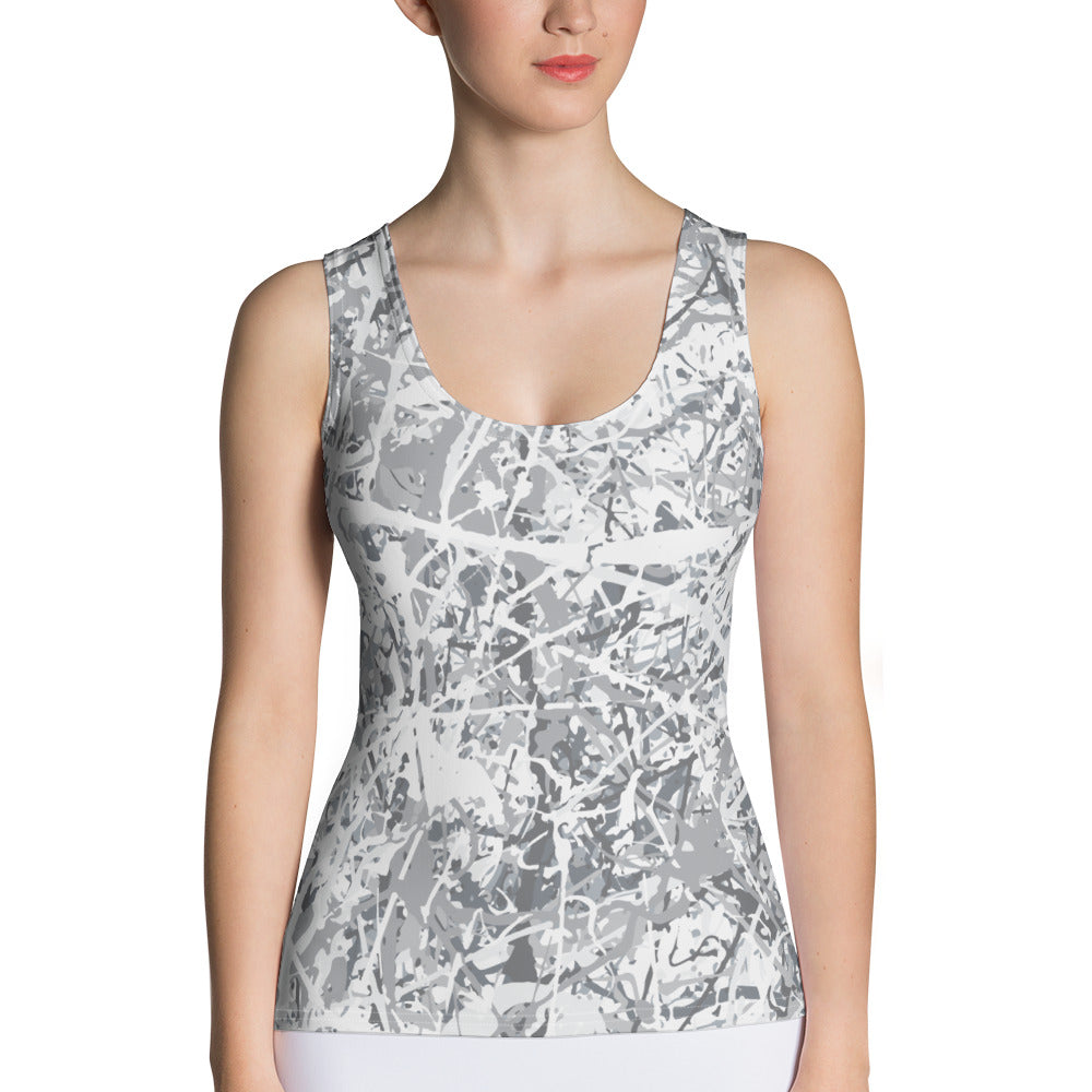 Women's Tank Top White10 Plex