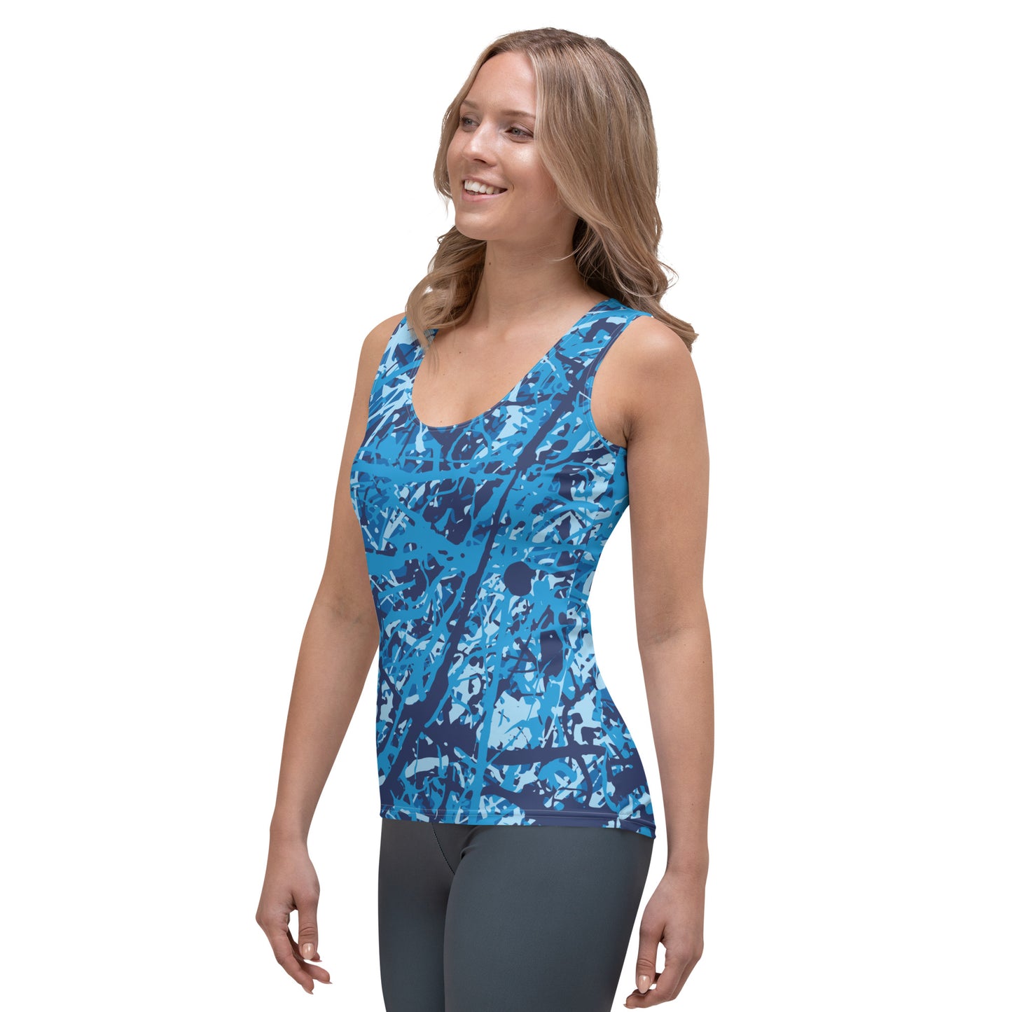 Women's Tank Top Blue10 Plex