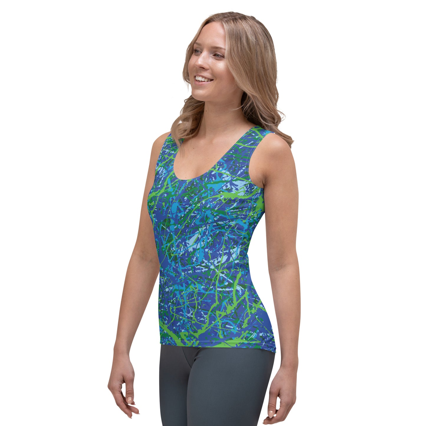 Women's Tank Top BlueGreen8 Plex