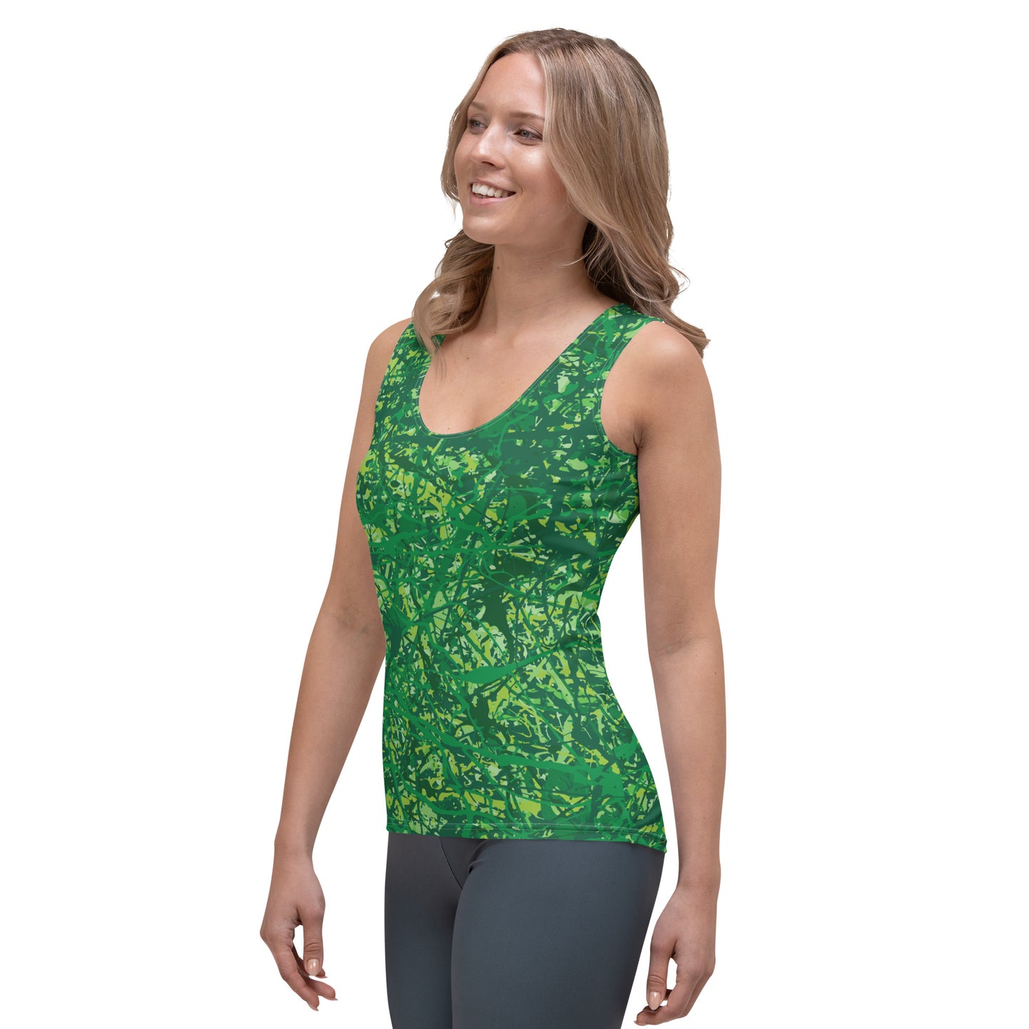 Women's Tank Top Green10 Plex