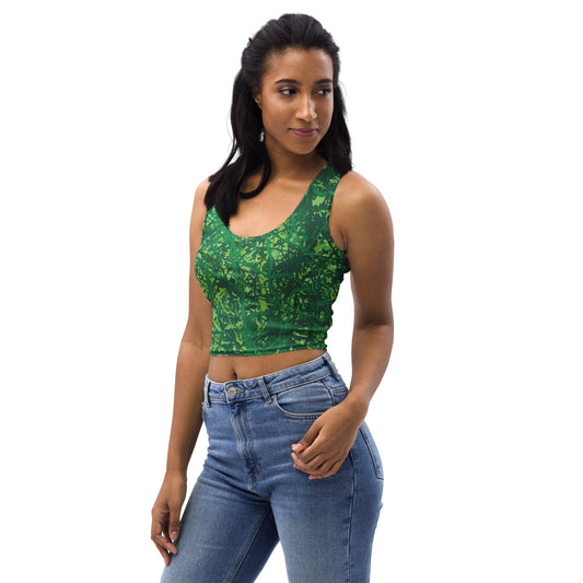 Women's Crop Top Green10 Plex