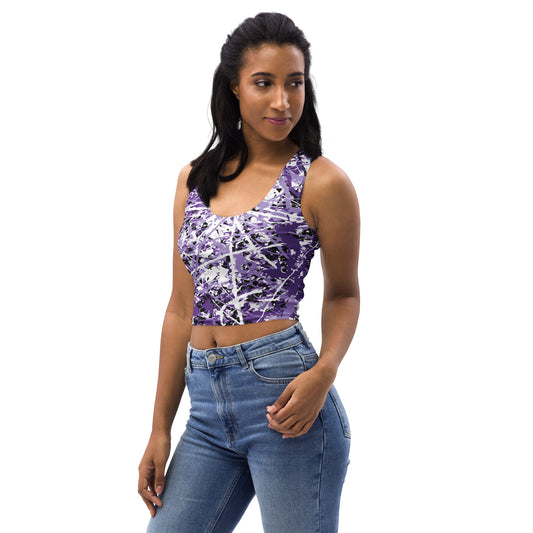 Women's Crop Top Purple5 Plex