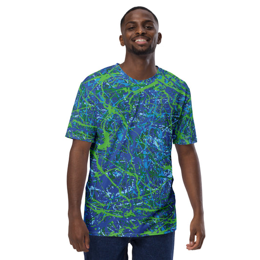 Men's T-Shirt BlueGreen8 Plex