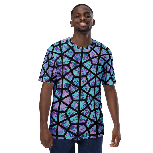 Men's T-Shirt IcePurple8 Plex Deltiod TriHex