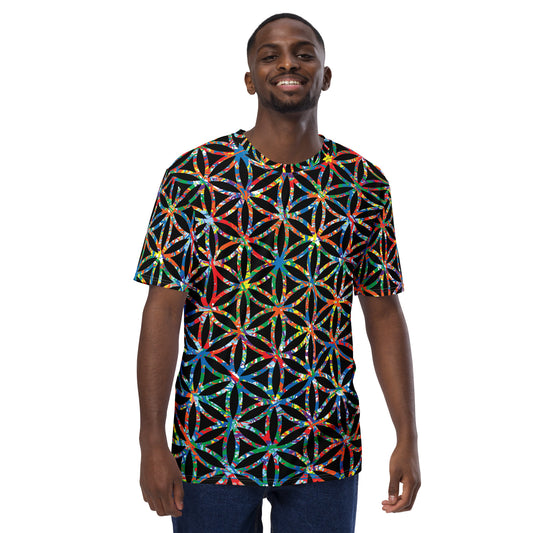 Men's T-Shirt Plex1-10 Flower of Life-I