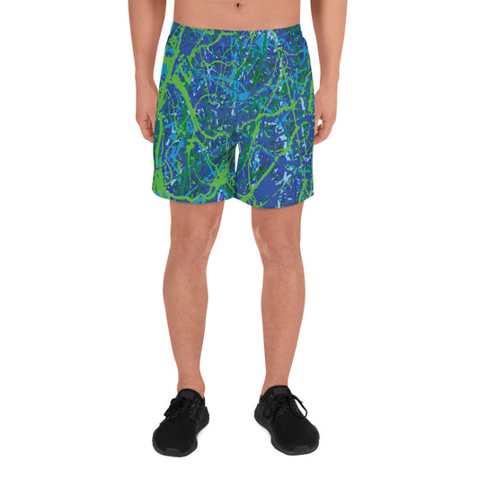 Men's Athletic Shorts BlueGreen8 Plex