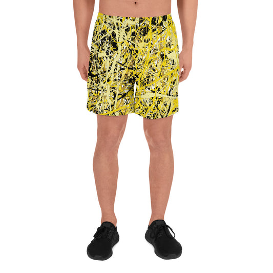 Men's Athletic Shorts Yellow10 Plex