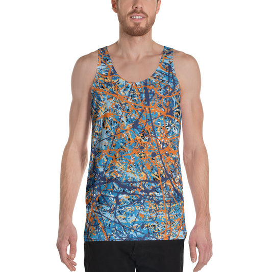 Men's Tank Top BlueOrange8 Plex