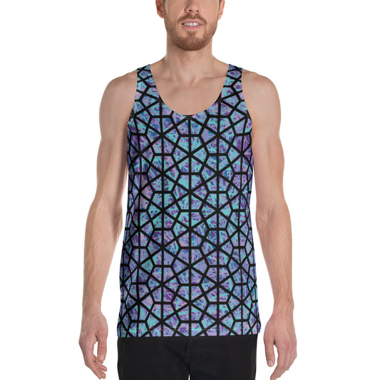 Men's Tank Top IcePurple8 Plex Deltiod TriHex