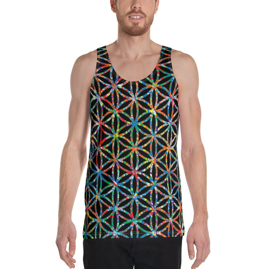 Men's Tank Top Plex1-10 Flower of Life-I