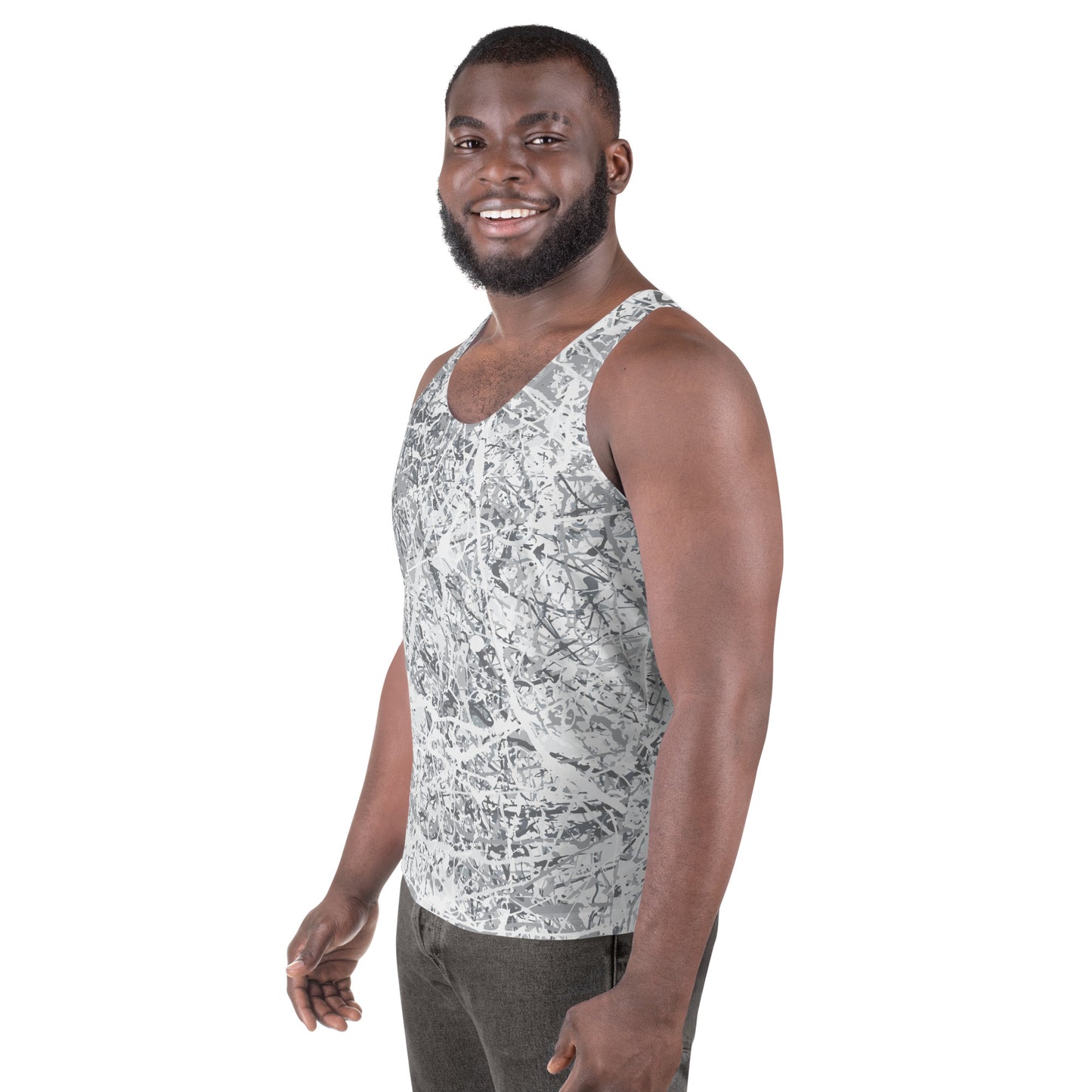 Men's Tank Top White10 Plex