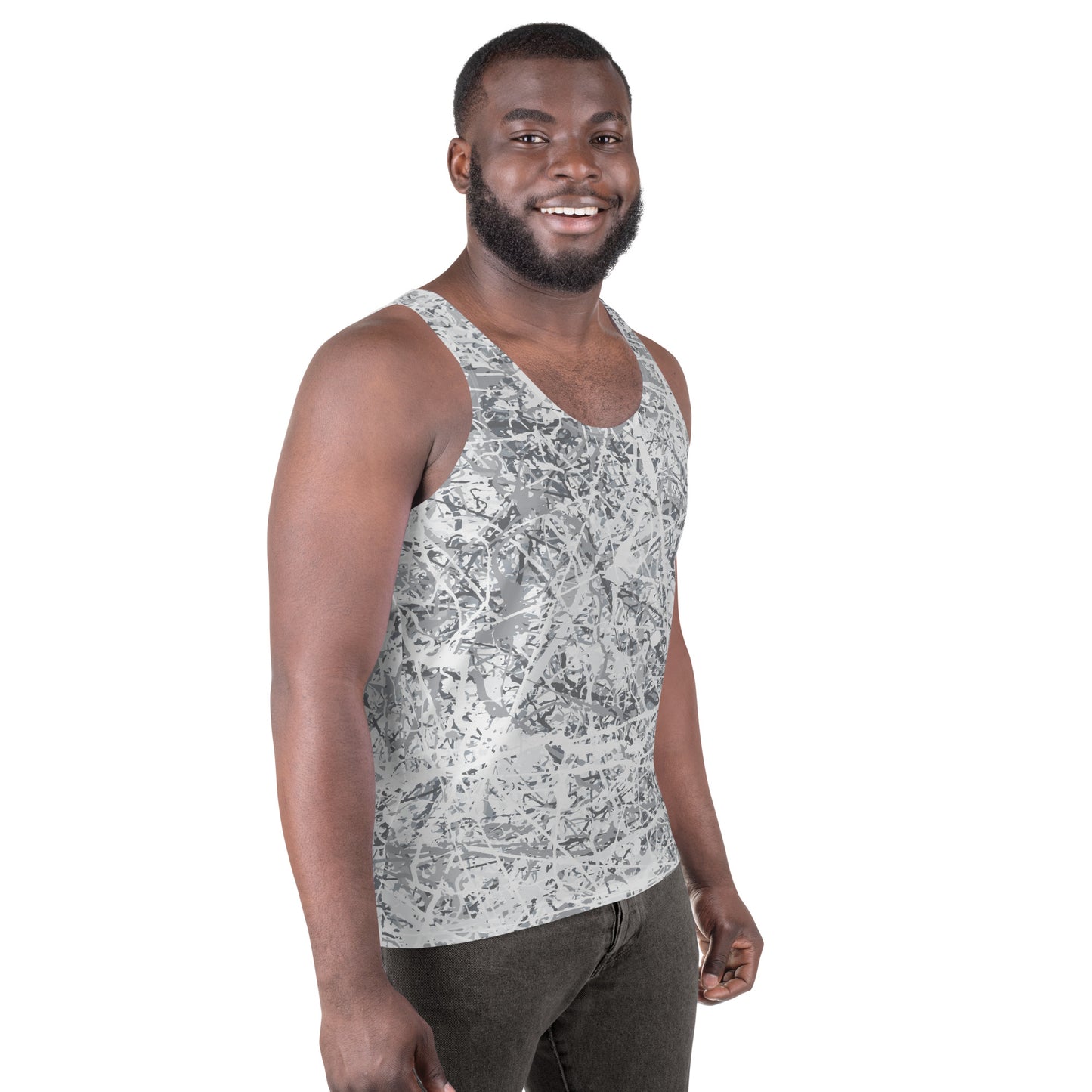 Men's Tank Top White10 Plex