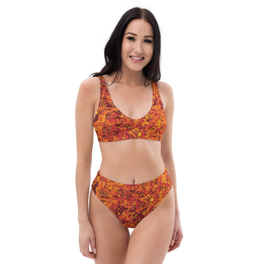 Women's High Waisted Bikini Magma5 Plex